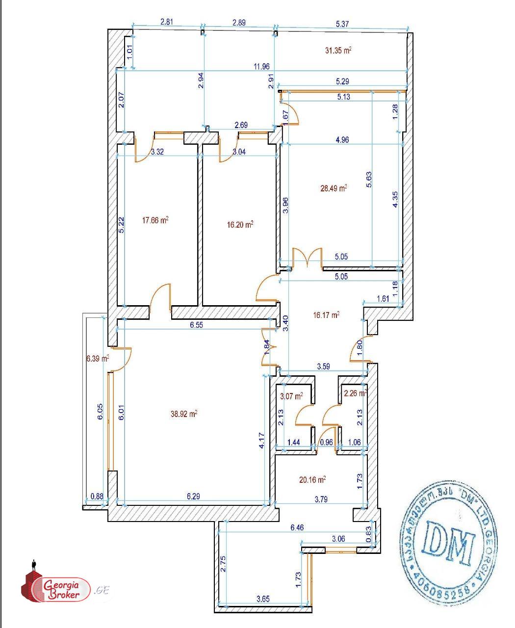 იყიდება ახალი გარემონტებული 4 ოთახიანი ბინა